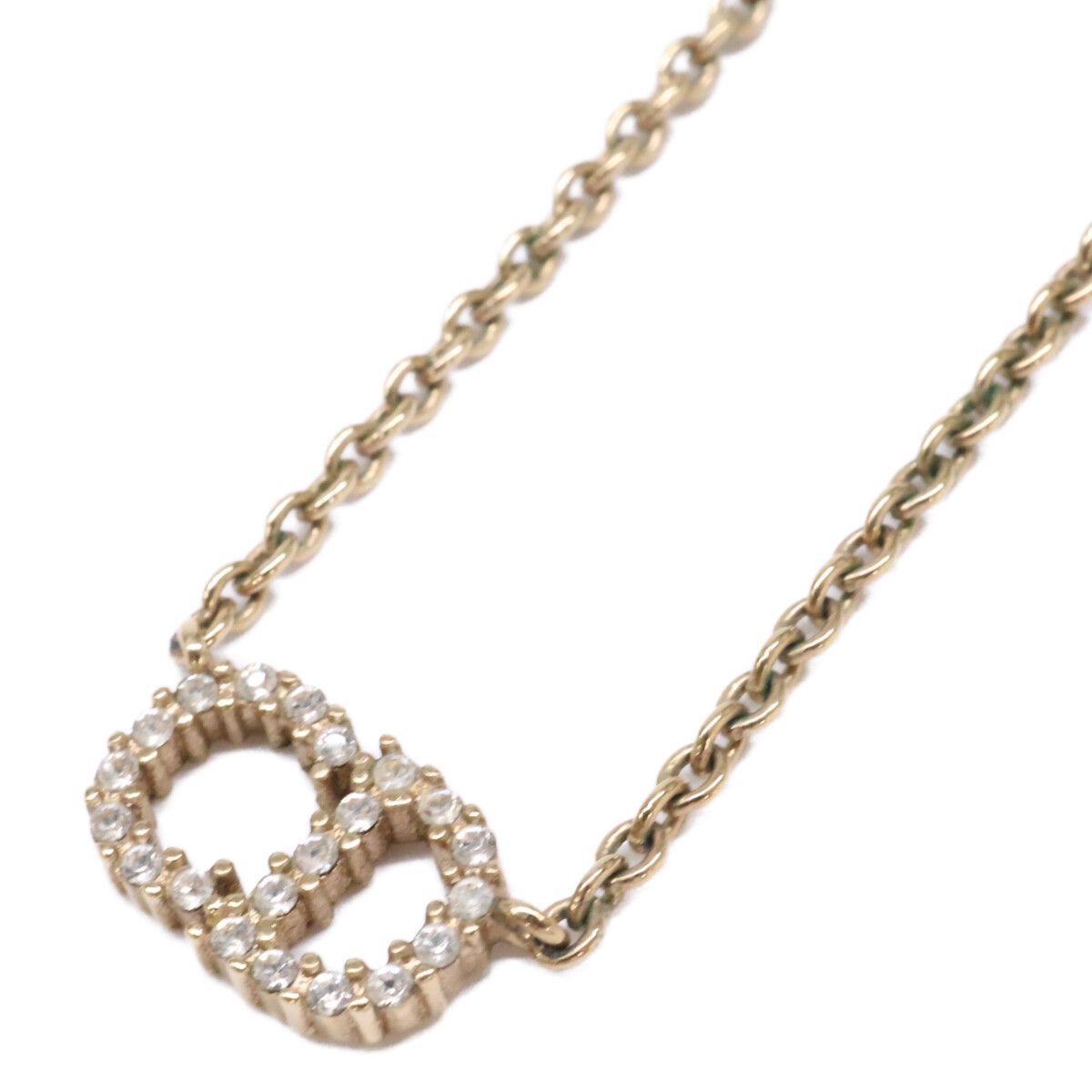 Dior Clair D Lune de Metal & Crystal Necklace