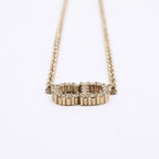 Dior Clair D Lune de Metal & Crystal Necklace — view 9