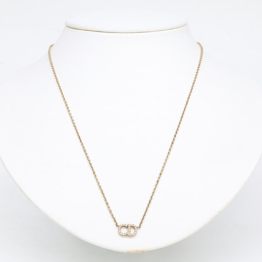 Dior Clair D Lune de Metal & Crystal Necklace — view 6