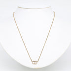 Dior Clair D Lune de Metal & Crystal Necklace — view 6