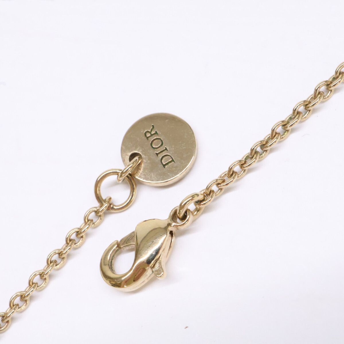 Dior Clair D Lune de Metal & Crystal Necklace — view 5