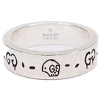Gucci Ghost GG Skull Ring