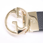 Gucci GG Buckle Reversible Leather Belt — view 4