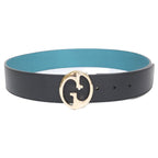 Gucci GG Buckle Reversible Leather Belt — view 2