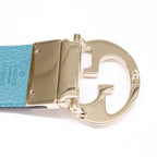 Gucci GG Buckle Reversible Leather Belt — view 5