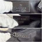 Gucci GG Canvas Shoulder Bag Hobo Nylon Black — view 9