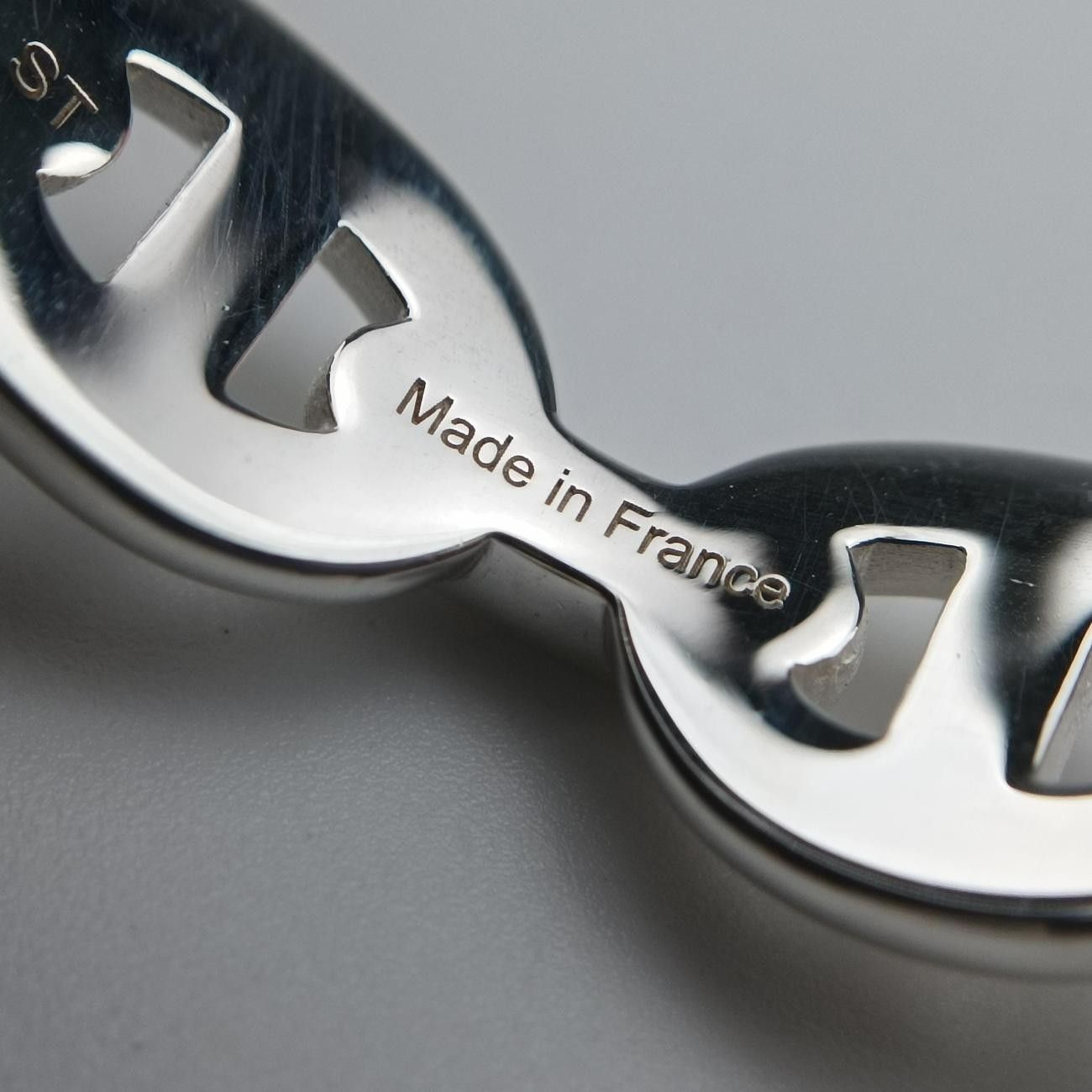 Hermes Chaine D'ancre Silver Bracelet — view 7