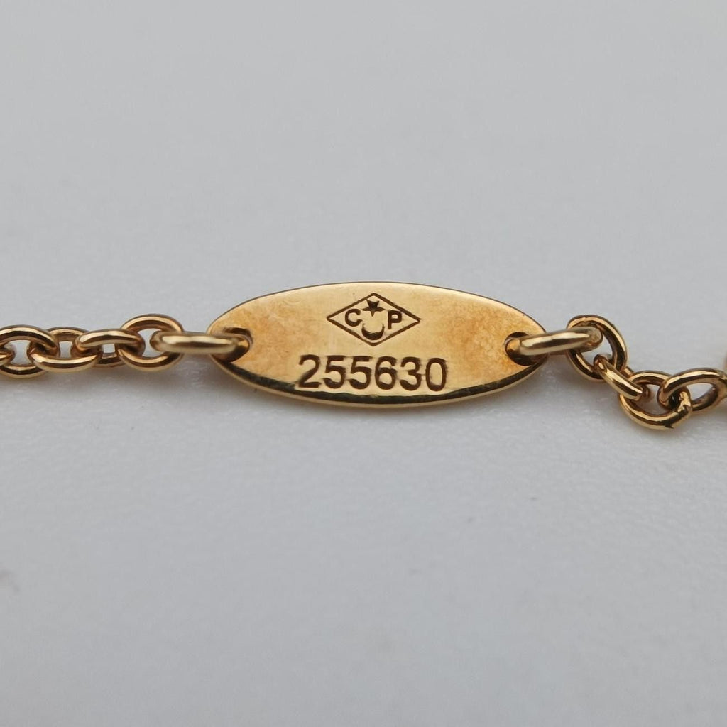 Dior Rose Des Vents Medallion Black Yellow Gold Bracelet — view 7