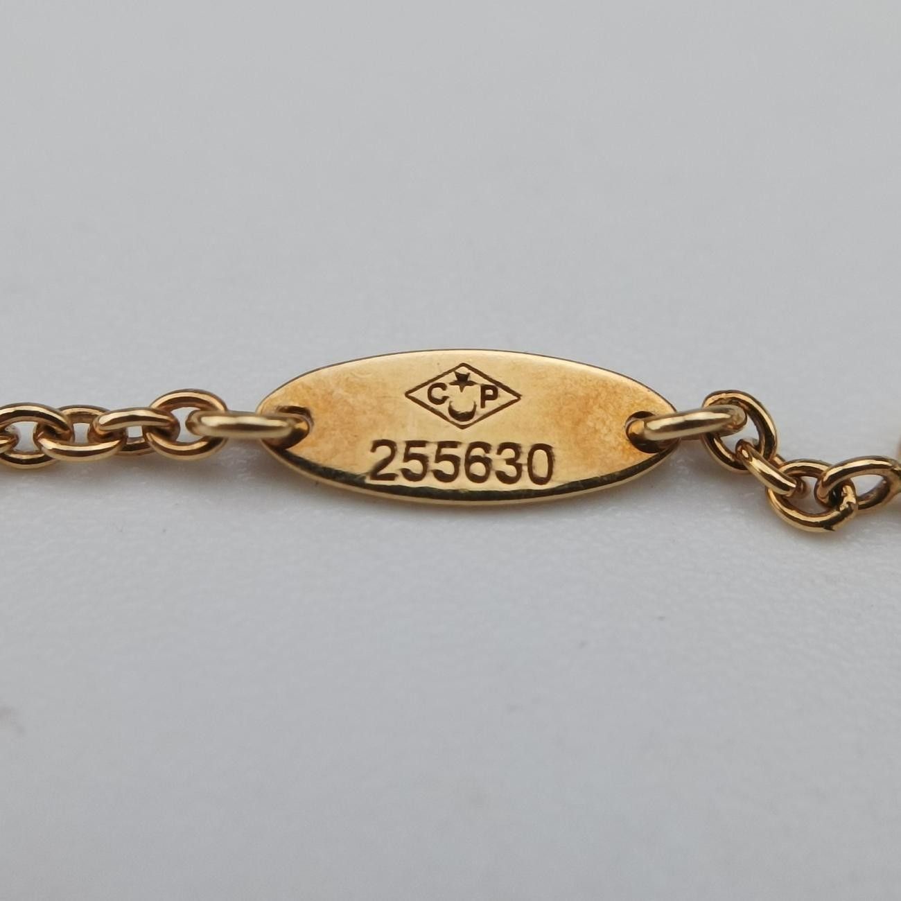Dior Rose Des Vents Medallion Black Yellow Gold Bracelet — view 7
