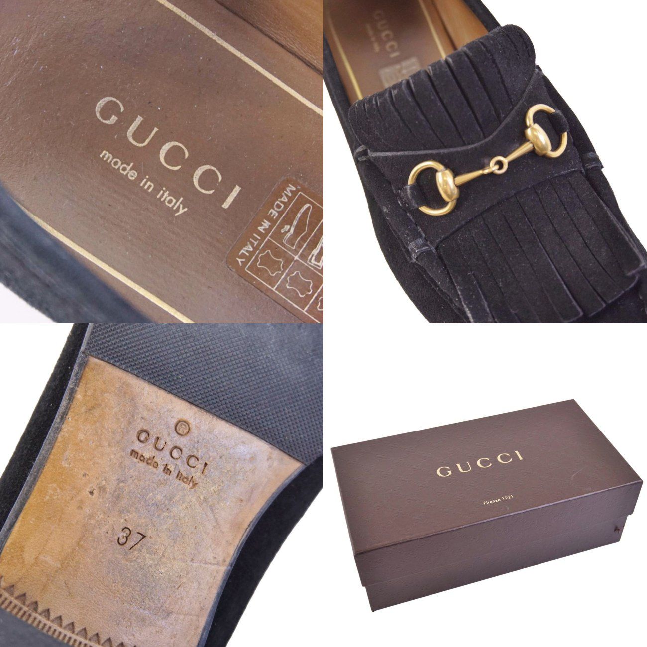 Gucci Loafers Moccasins Horsebit Quilt Suede les — view 9