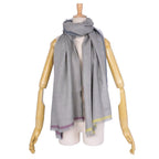 Hermes Scarf Shawl Cashmere Silk les — view 4