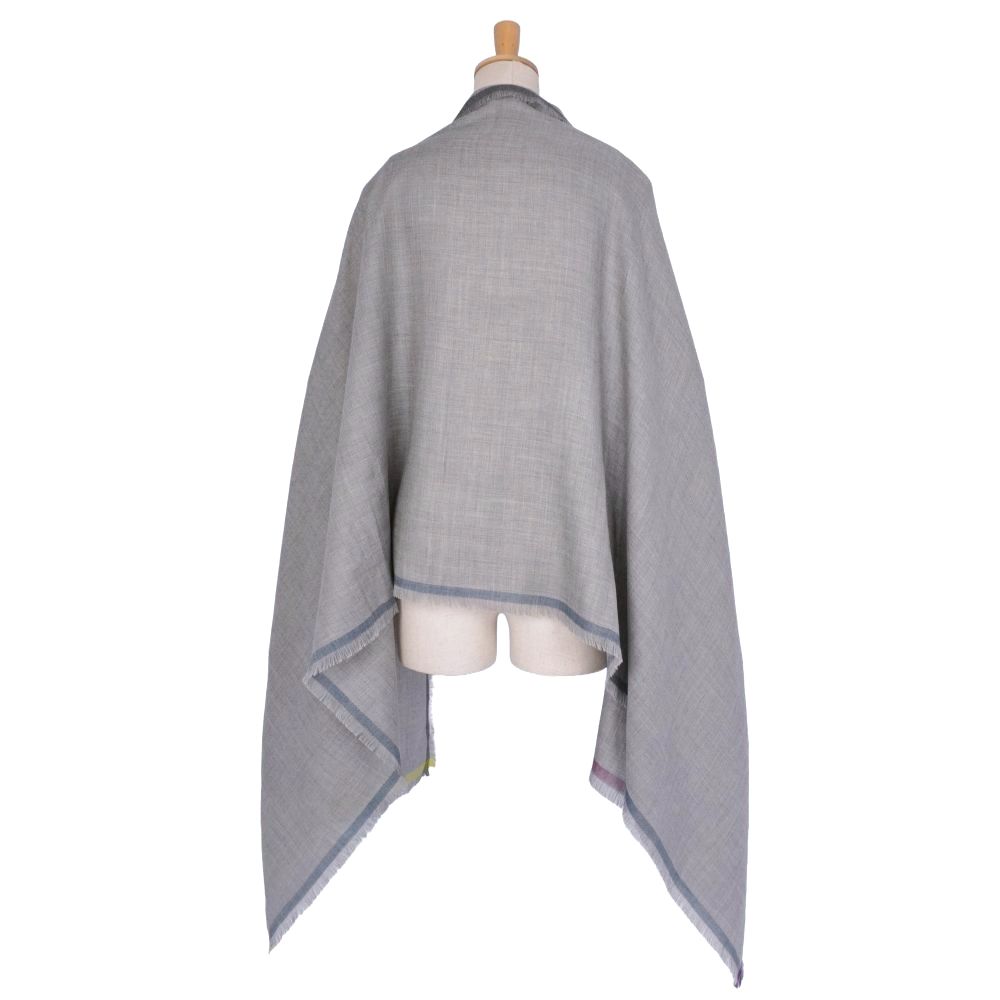 Hermes Scarf Shawl Cashmere Silk les — view 6