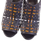 Hermes Sandals Braided Wedge Sole Leather Shoe — view 3