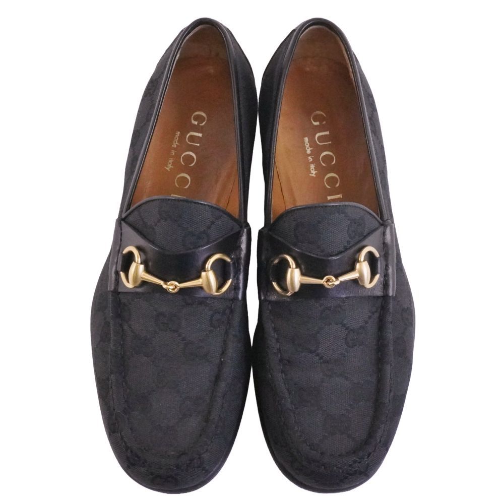 Gucci Loafers Moccasins Horsebit GG Pattern Canvas — view 4