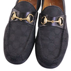 Gucci Loafers Moccasins Horsebit GG Pattern Canvas — view 3