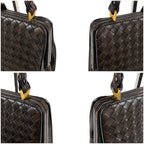 Bottega Veneta Top Handle Bag Intrecciato Leather Brown Vintage — view 4