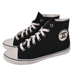 Chanel Vintage Sneakers High Cut Lace — view 2