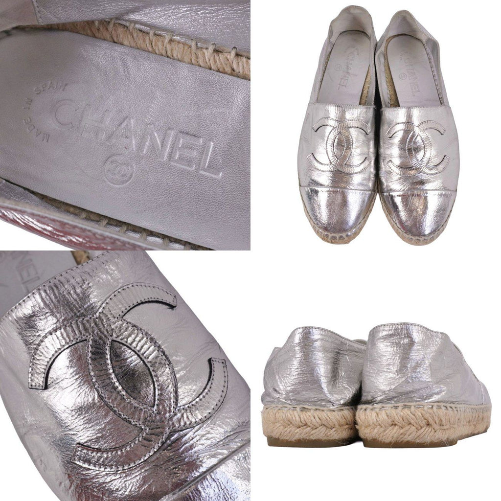 Chanel Sneakers Espadrille Slip on CC Logo — view 9