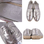 Chanel Sneakers Espadrille Slip on CC Logo — view 9