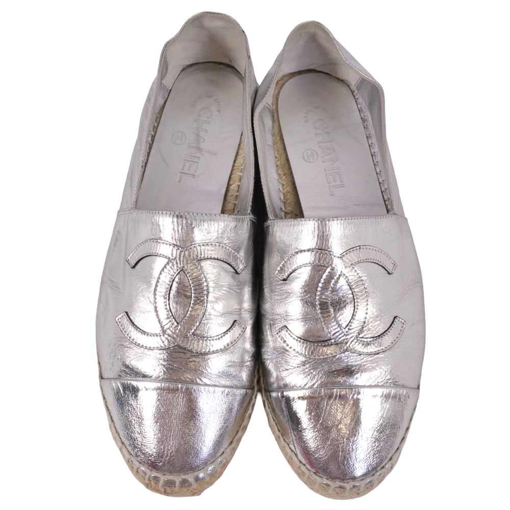 Chanel Sneakers Espadrille Slip on CC Logo — view 4