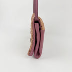 Celine Triomphe Flap Shoulder Bag Leather Pink Beige Silver Vintage — view 5