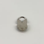 Chanel Padlock Bag Charm Key Ring Plated Silver Vintage — view 3