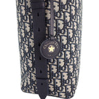 Dior Star Bucket Bag Small Calf Cotton Fabric Navy Gold — view 8