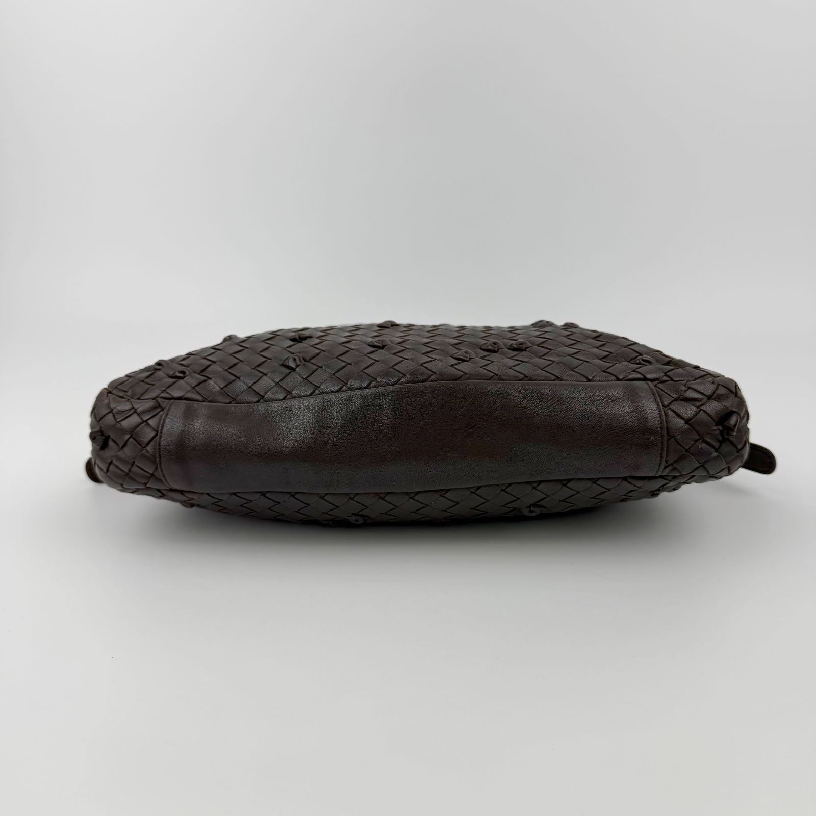 Bottega Veneta Shoulder Bag Leather Brown Vintage — view 9