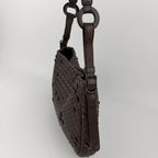 Bottega Veneta Shoulder Bag Leather Brown Vintage — view 5
