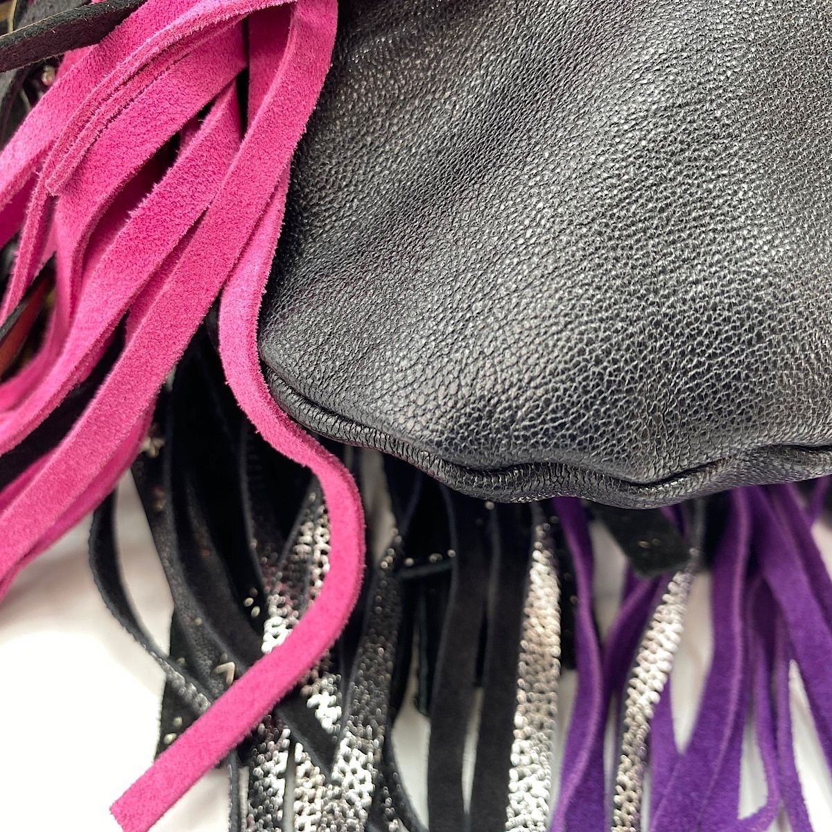 Saint Laurent Shoulder Bag Emmanuel Fringe — view 9