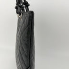 Chanel Cambon Line Large Tote Leather Black White Vintage — view 6