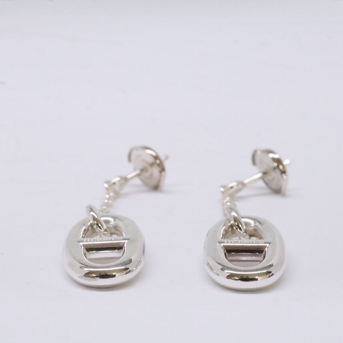 Hermes Polished 925 Chaine D'ancre Farandole MM Chain Earring — view 4