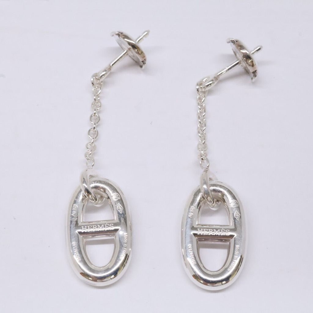 Hermes Polished 925 Chaine D'ancre Farandole MM Chain Earring — view 2