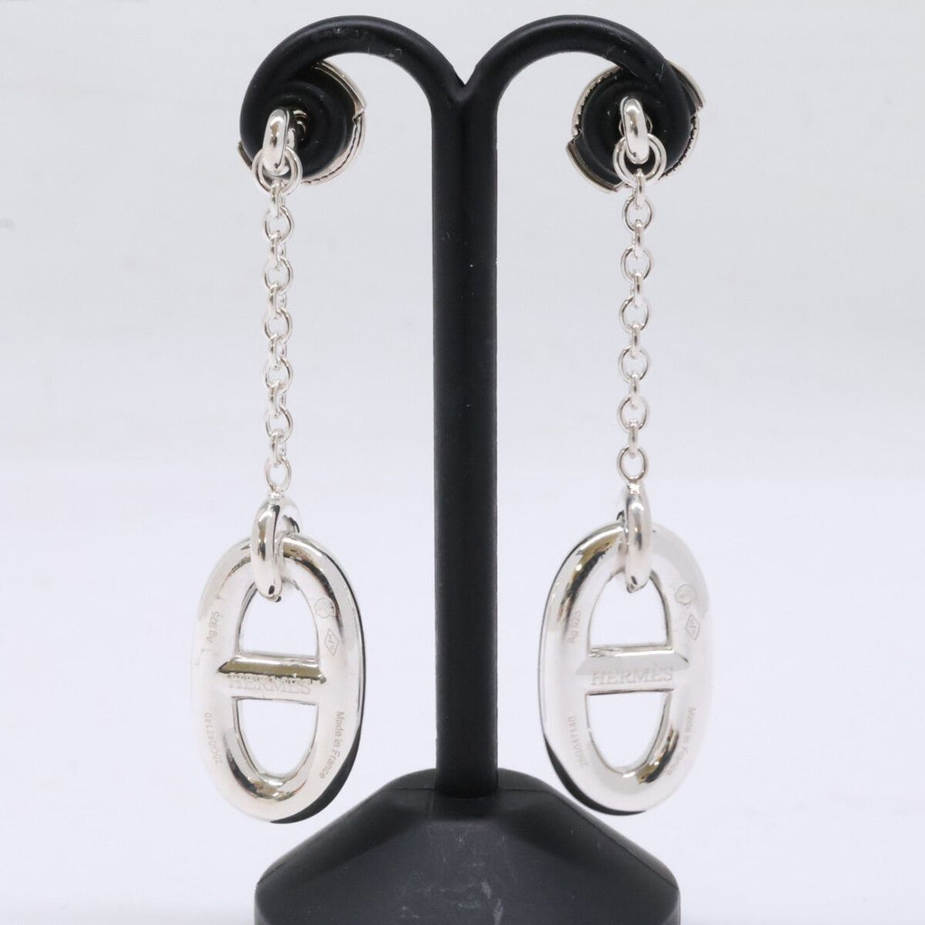 Hermes Polished 925 Chaine D'ancre Farandole MM Chain Earring