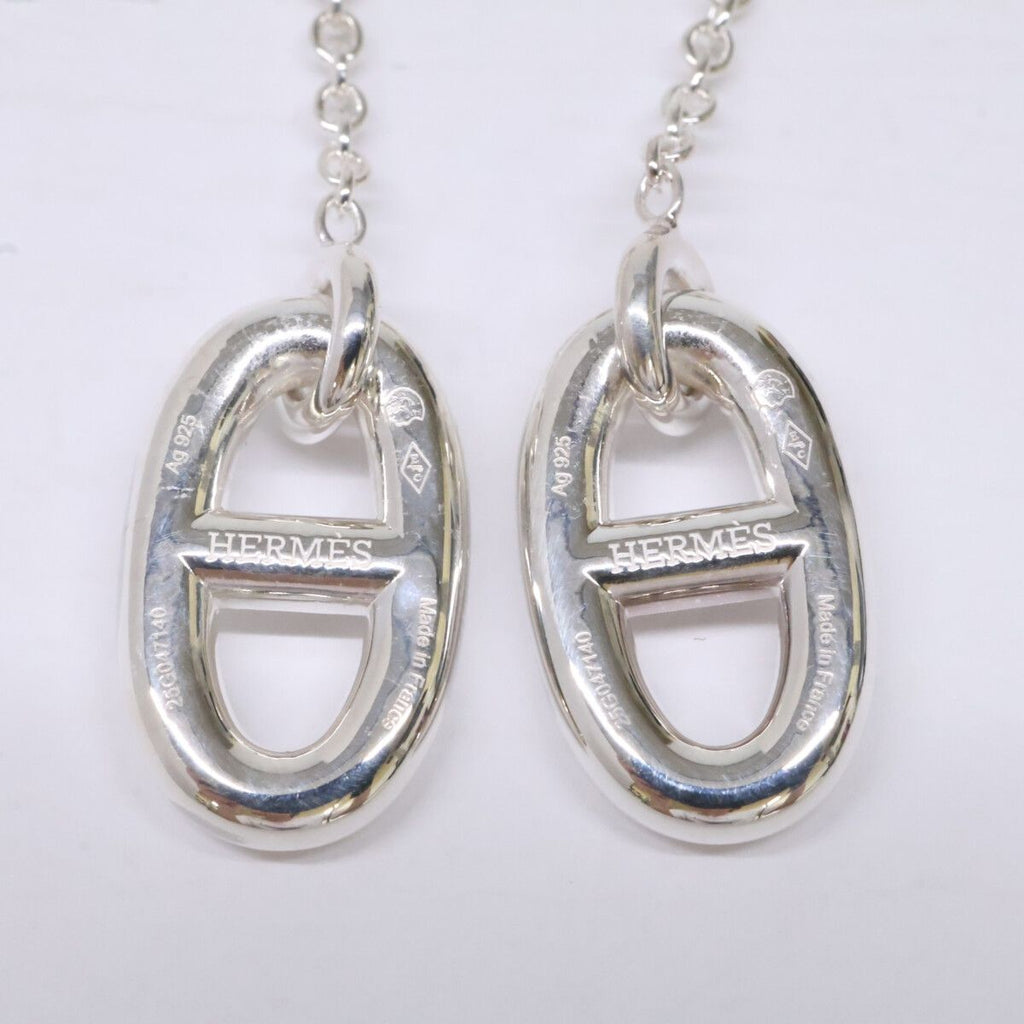 Hermes Polished 925 Chaine D'ancre Farandole MM Chain Earring — view 7
