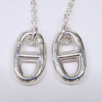 Hermes Polished 925 Chaine D'ancre Farandole MM Chain Earring — view 7