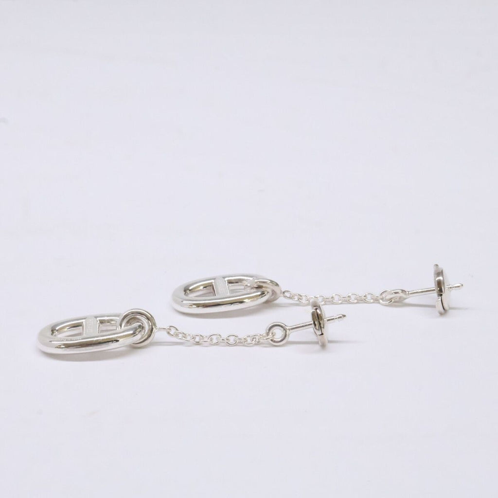 Hermes Polished 925 Chaine D'ancre Farandole MM Chain Earring — view 3