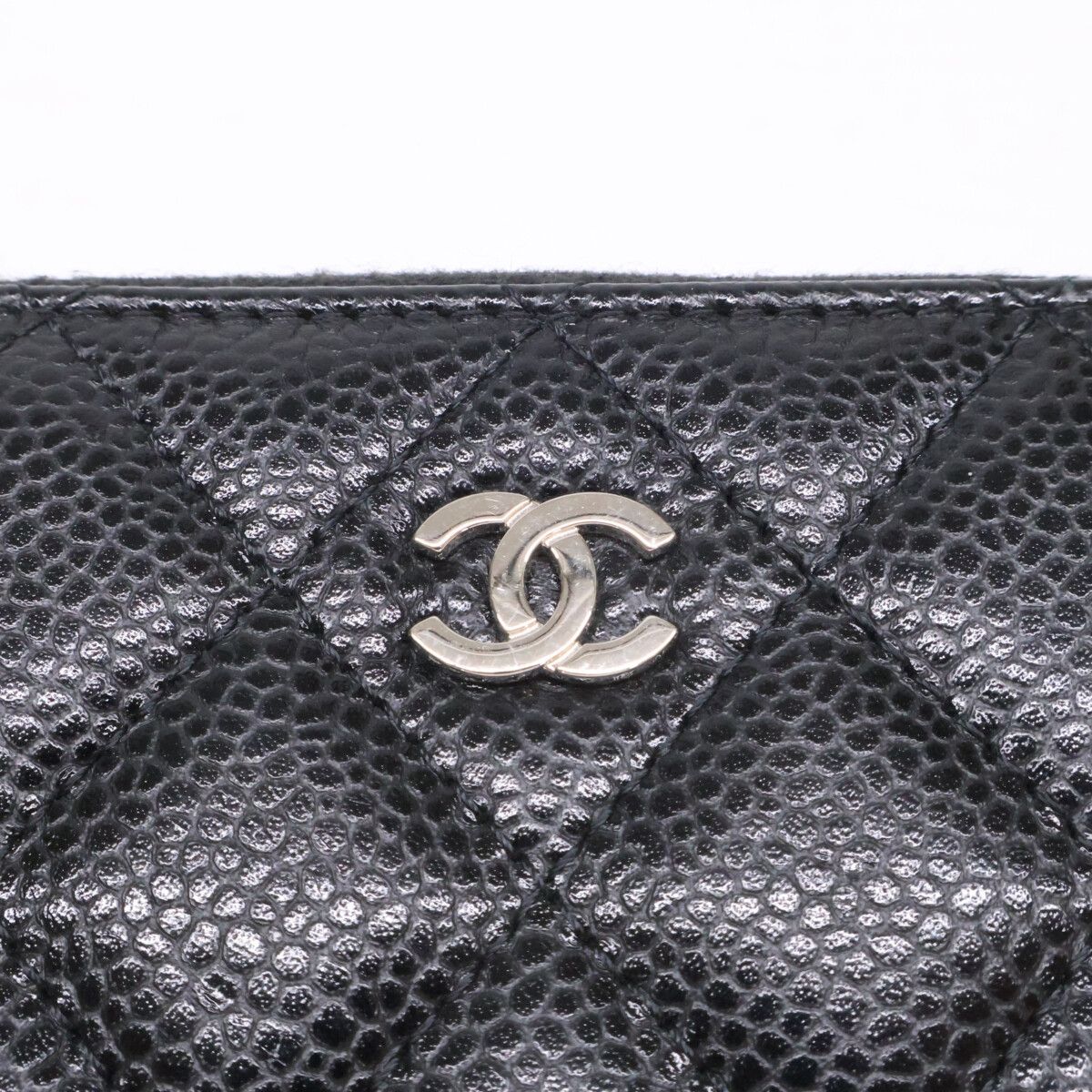 Chanel Caviar Leather Classic Zip Coin Purse — view 8