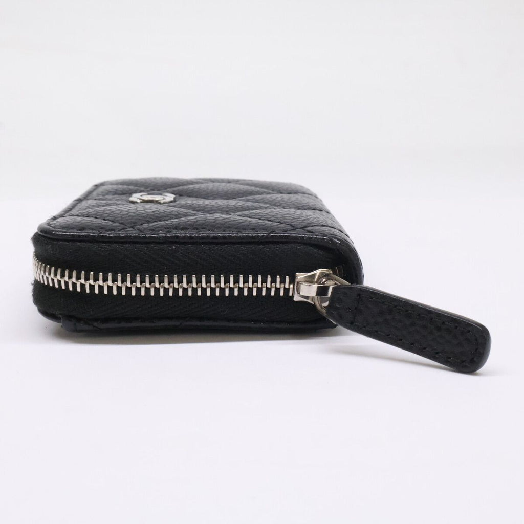 Chanel Caviar Leather Classic Zip Coin Purse — view 4