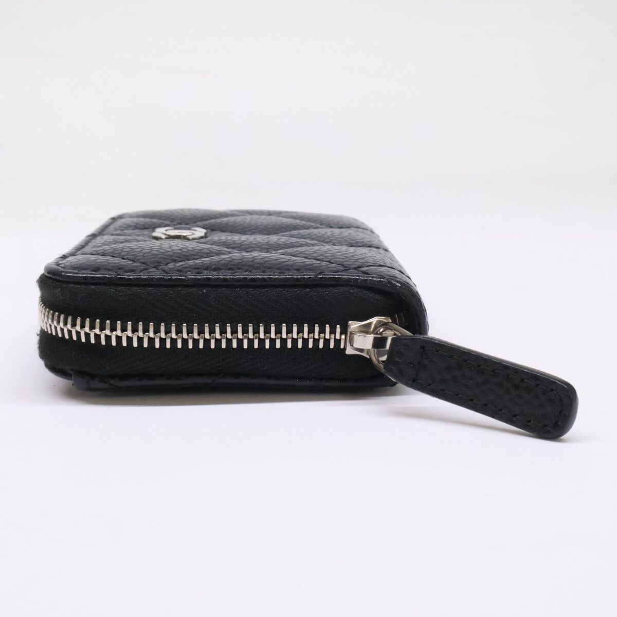 Chanel Caviar Leather Classic Zip Coin Purse — view 4