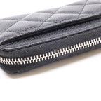 Chanel Caviar Leather Classic Zip Coin Purse — view 9