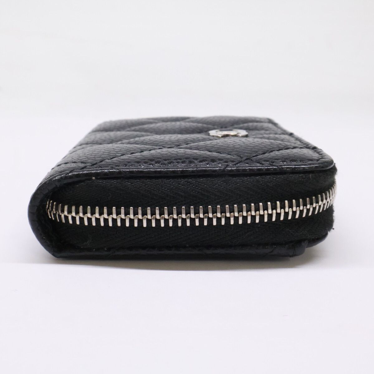 Chanel Caviar Leather Classic Zip Coin Purse — view 2