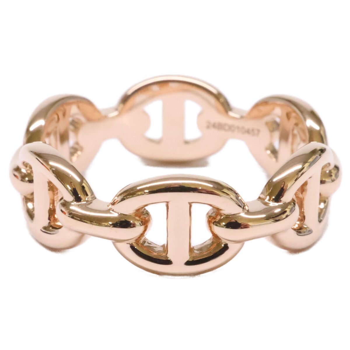 Hermes Polished 750 Chene D'ancre Enchainee PM 46 Ring — view 3