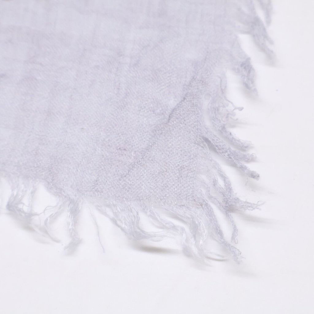 Chanel CC Logo Embroidery Cashmere Modal Scarf — view 4