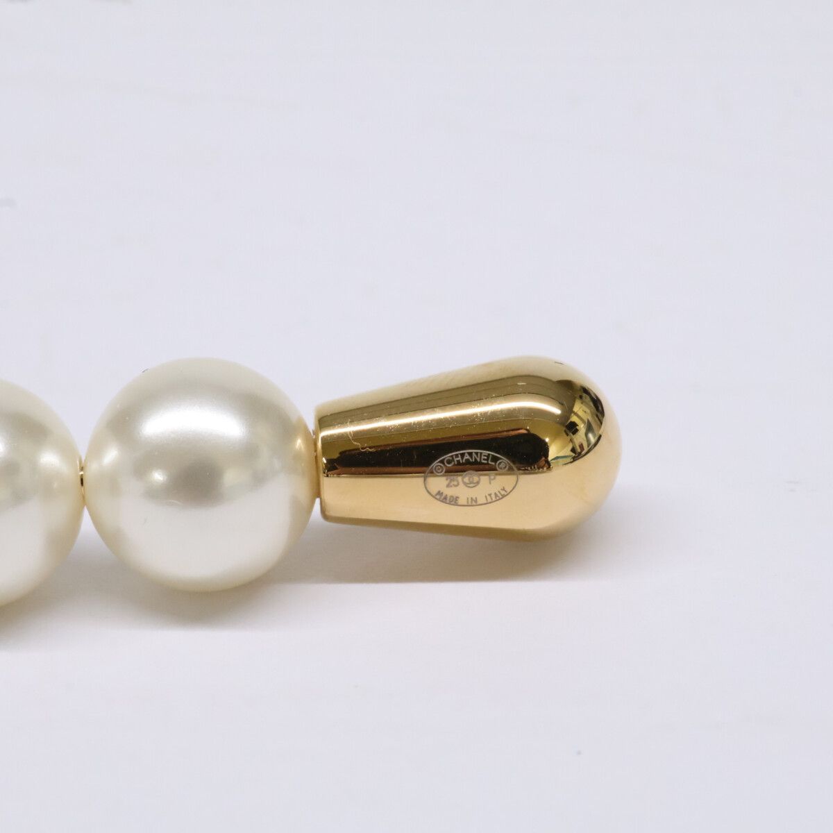 Chanel Like Pearl CC Logo Ribbon Headband — view 8