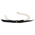 Chanel Like Pearl CC Logo Ribbon Headband
