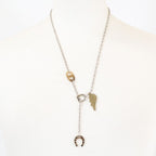 Hermes Bon Voyage Buffalo Horn Necklace — view 8