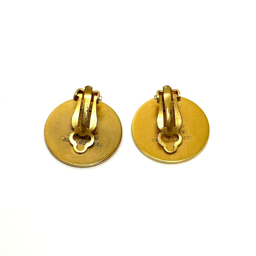 Hermes Earrings Series Metal Gold