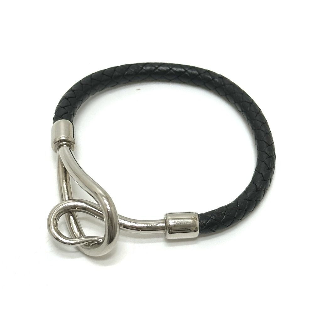 Hermes Bracelet Jumbo Choker Leather Black — view 4