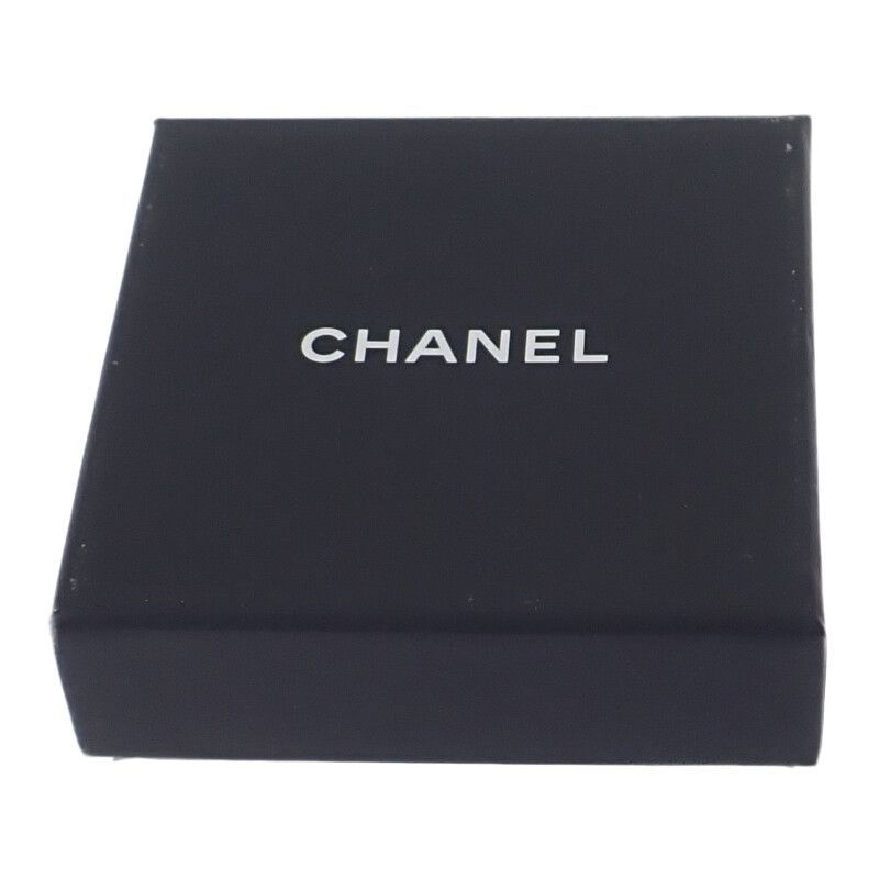 Chanel CC Square Brooch Metal Crystal Gold — view 8